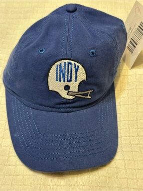 Embroidered Blue Baseball Cap